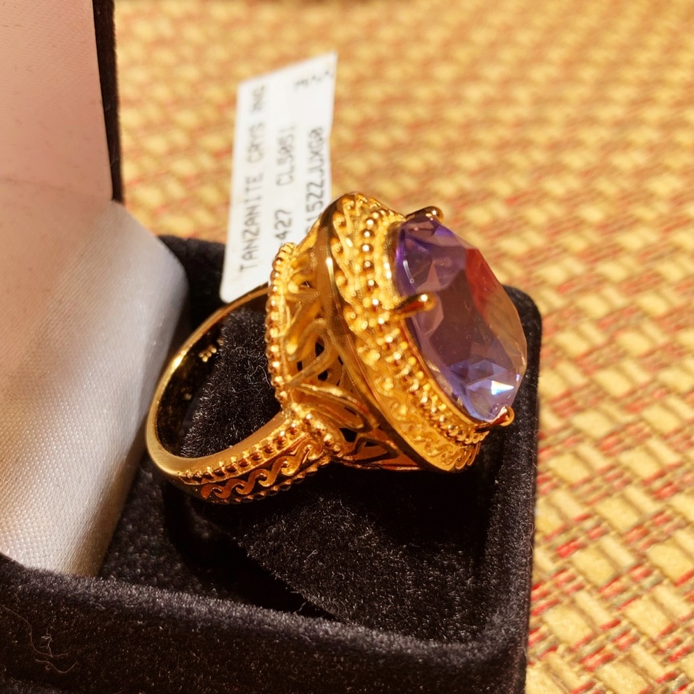 💜Tanzanite Ring💜size 8 - Picture 6 of 10